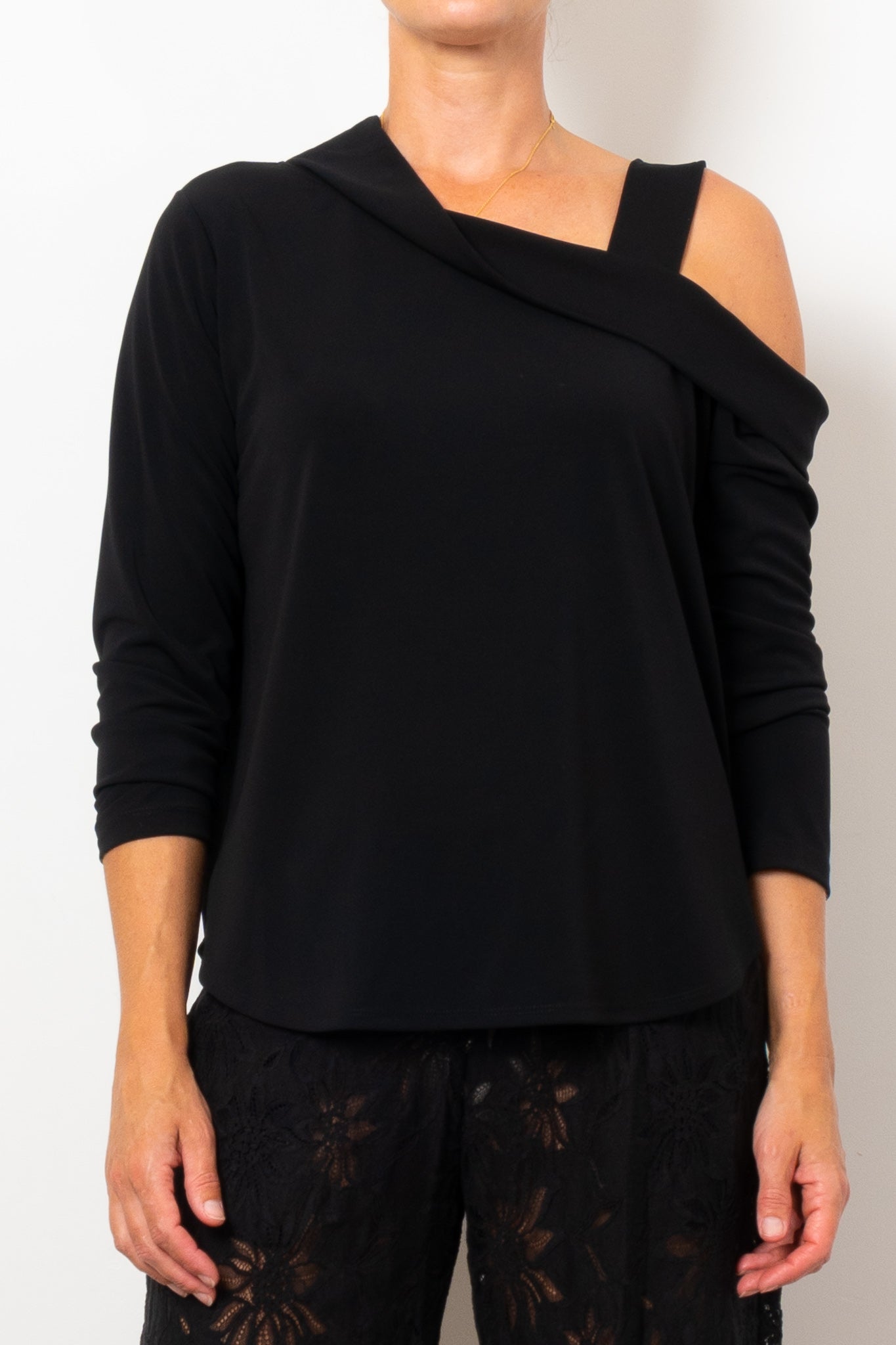 Mela Purdie Drop Shoulder Top Powder Knit