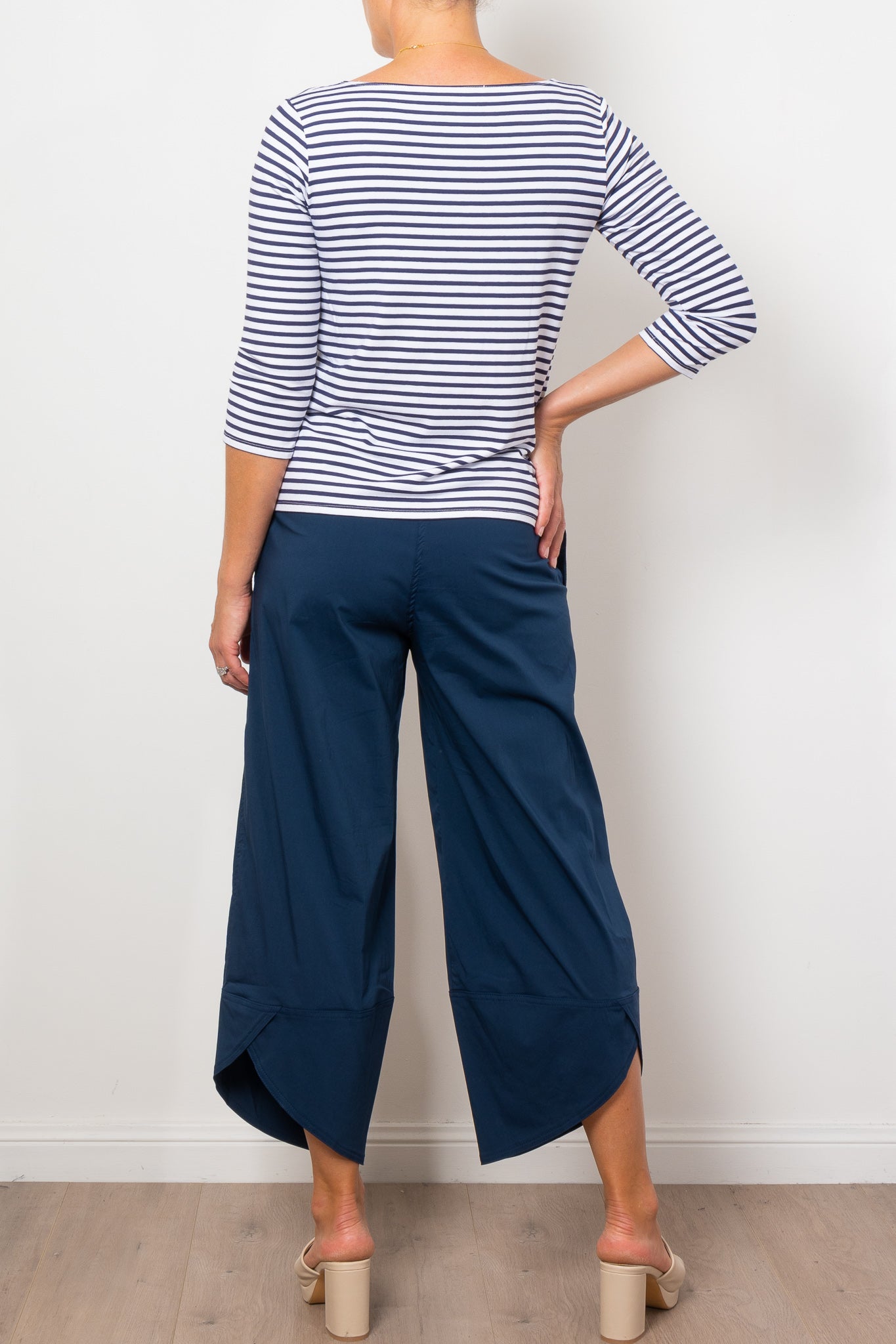 Mela Purdie Relaxed Boat Neck Straw Stripe Jersey