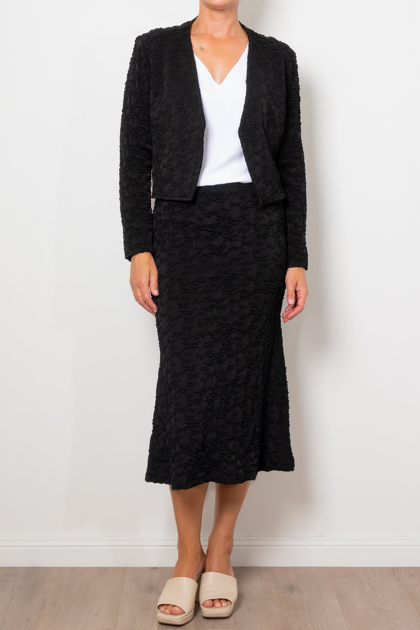 Mela Purdie Slim Skirt Cloque