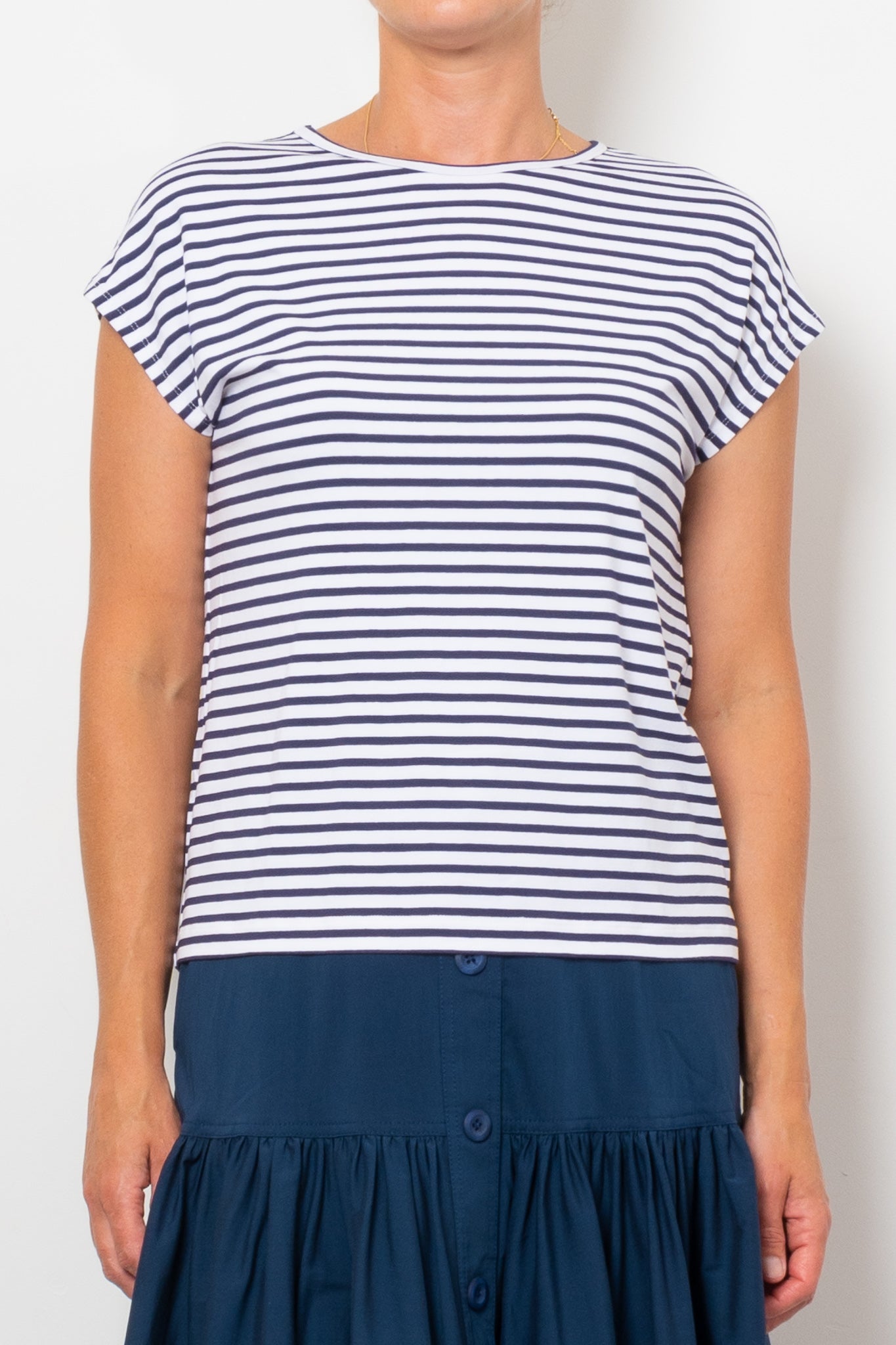 Mela Purdie Slim Shell Straw Stripe Jersey