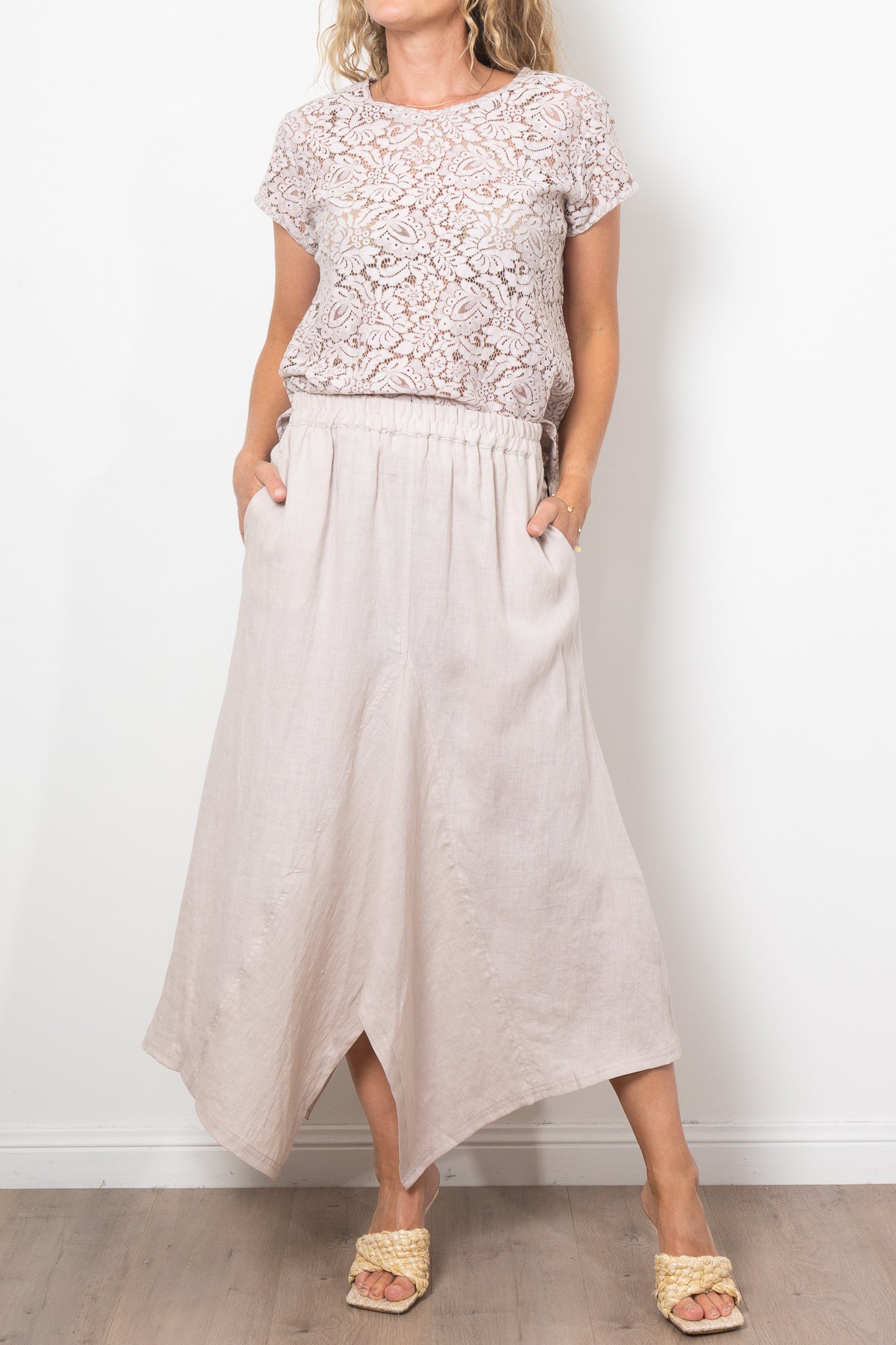 Mela Purdie Trapeze Skirt Pure Linen