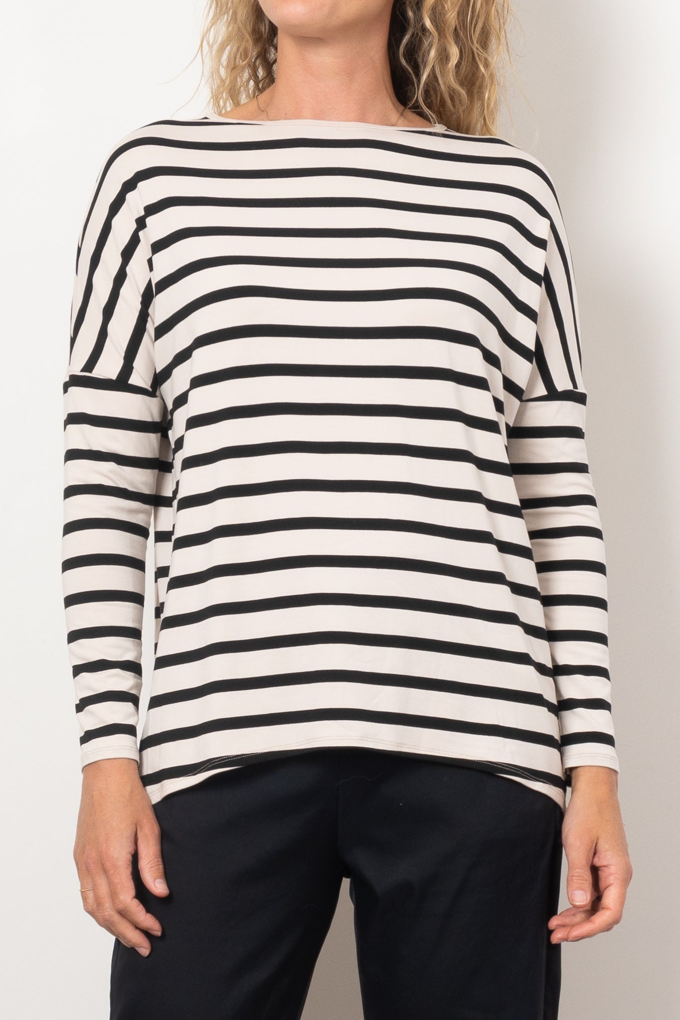 Mela Purdie Boat Sweater Trunk Stripe Knit