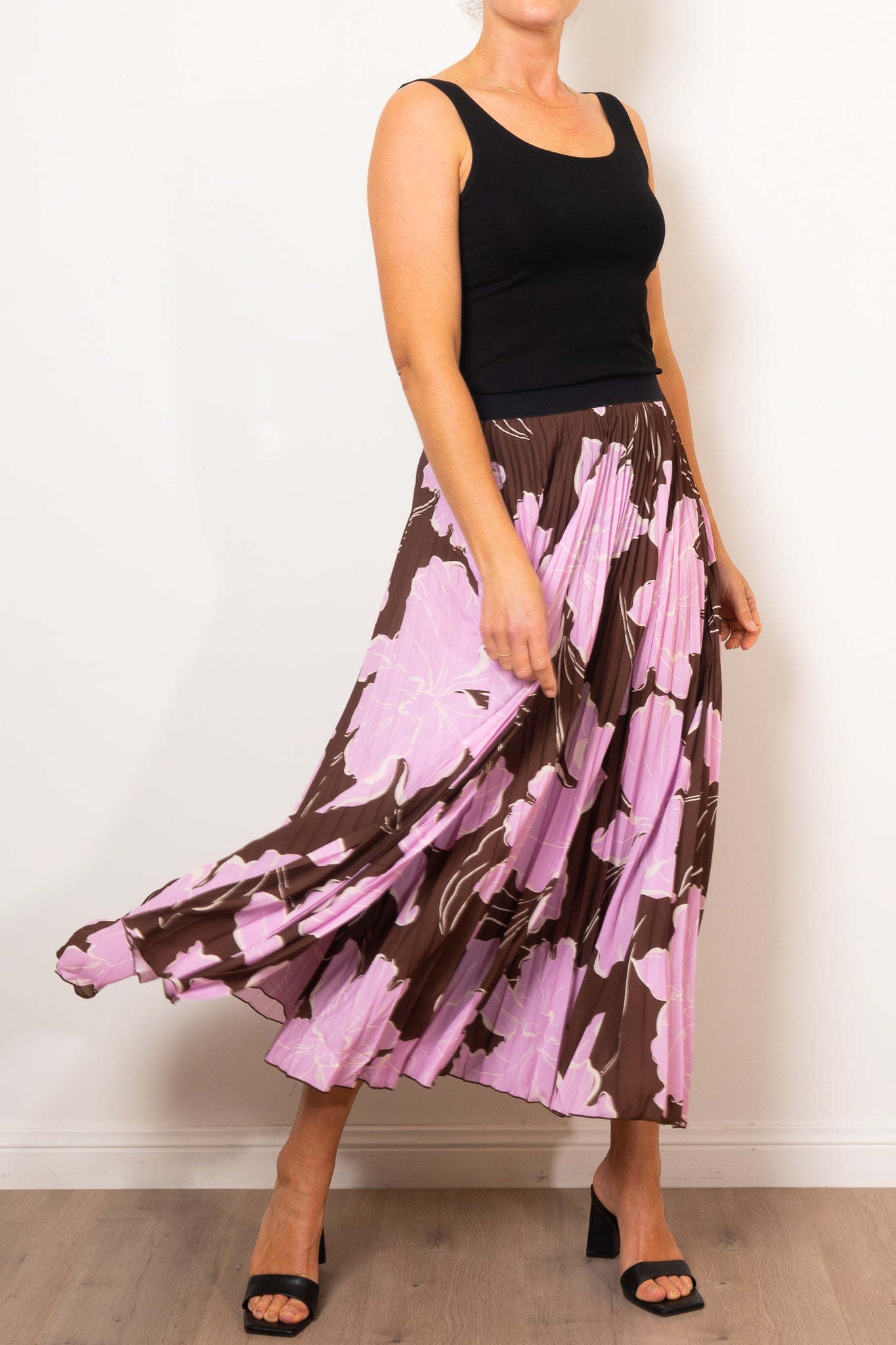 Kinney Goldie Pleat Skirt Magnolia Bloom