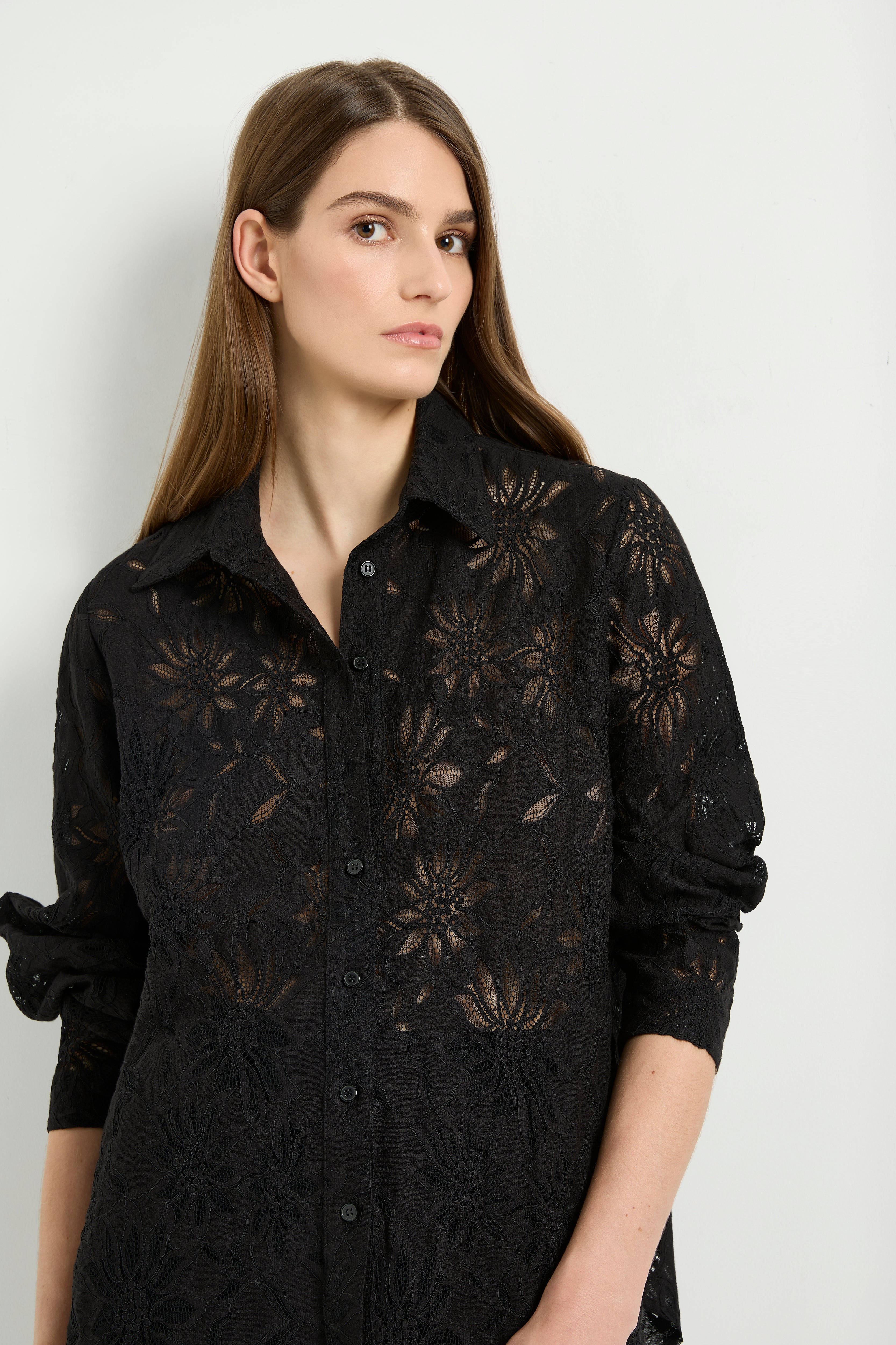 Mela Purdie Dart Shirt Flora Lace