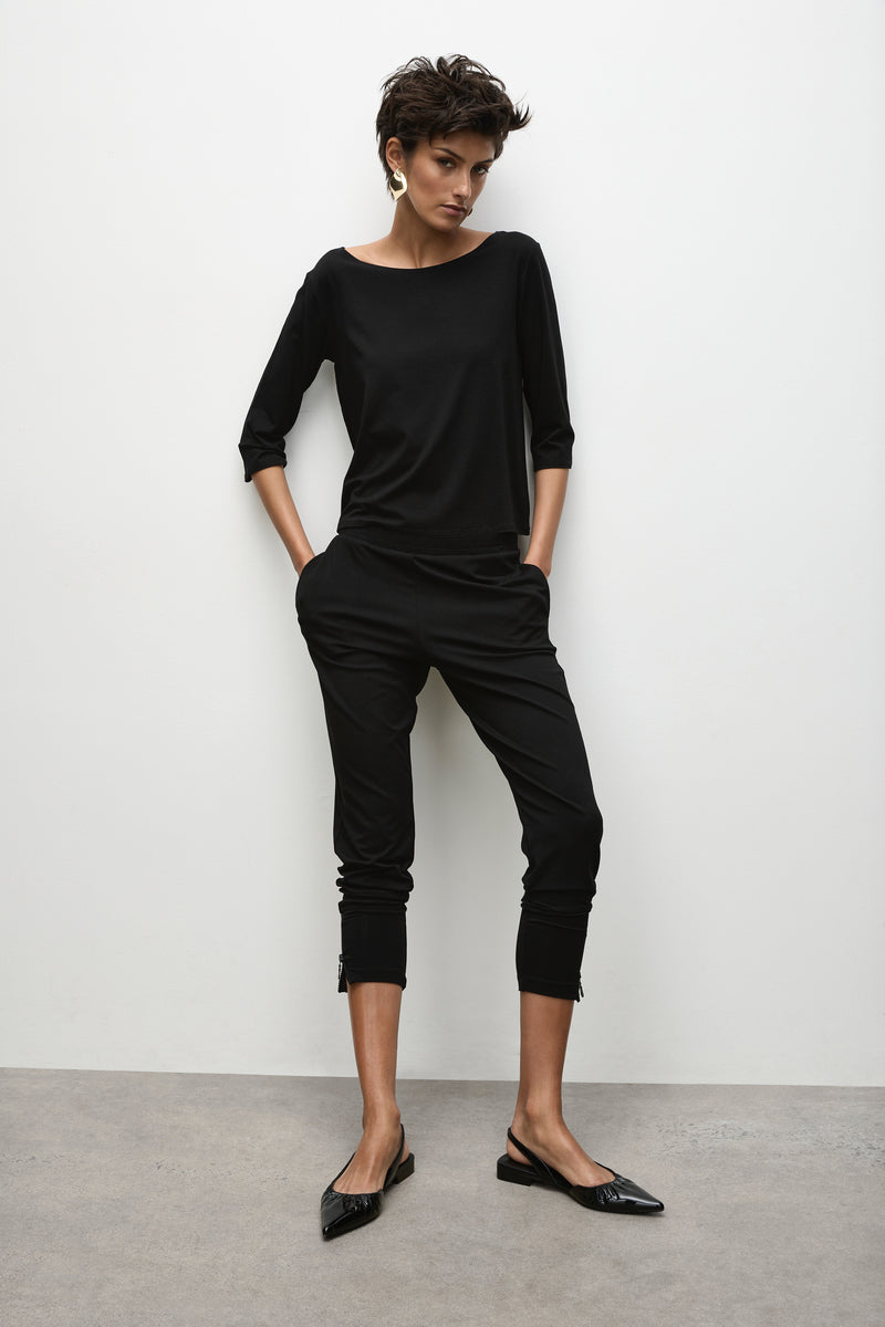 Mela Purdie Zip Stiletto Pant Matte Jersey