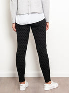 Vassalli Flocked Spot Ponti Pant - Impulse Boutique