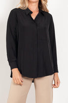 Mela Purdie Single Pocket Shirt Mache - Impulse Boutique#colour_black