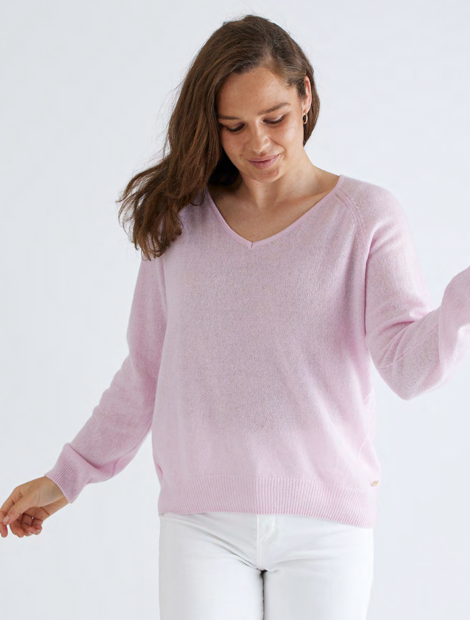 Mia Fratino Lucie Vee Cashmere Jumper - Impulse Boutique